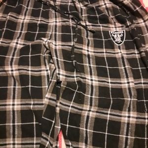 Raiders sleep pants